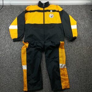 VTG Pittsburgh Steelers Tracksuit Touchdown Club Youth Large Jacket Medium Pants